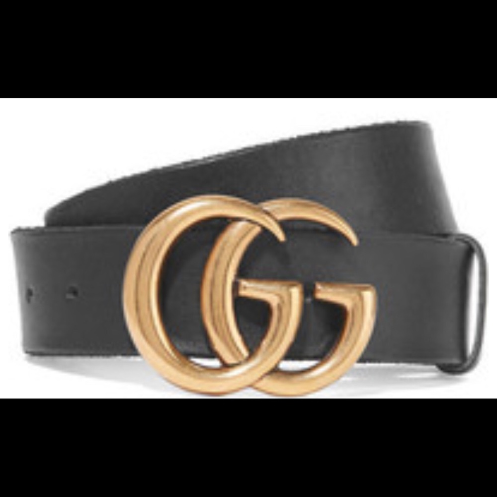GG Plain  Or Pearl Black Belt
